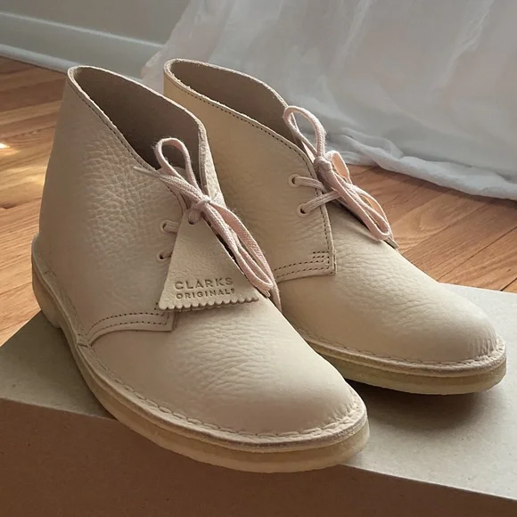 Clarks Originals Women’s Leather Chukka Desert Boots 8.5 - Picture 2 of 8